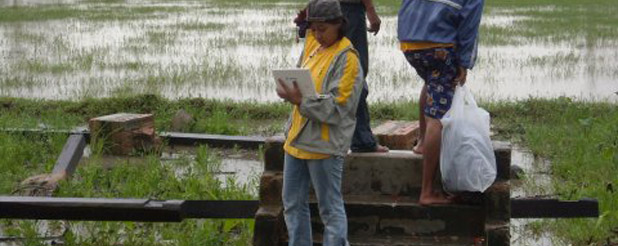 DUMBO deployment in Myanmar: Eee PC data collection at Myinkakone village pyapon.
